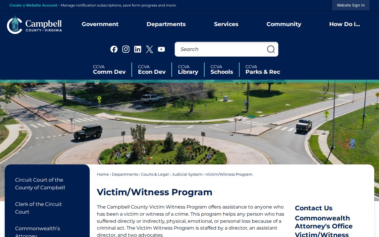 Campbell County arrest case Victim Witness Program